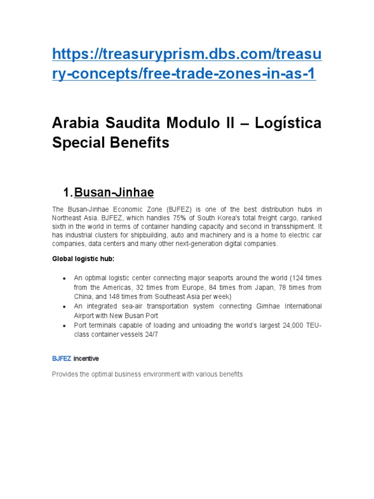 Free Trade Zones in Northeast Asia | PDF | Port | Containerization