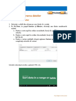 Excel - Sortare, Filtrare