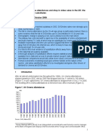 The Plateau in Cinema Attendances and Drop in Video Sales in The UK The Role of Digital Leisure Substitutes 2006 10 10