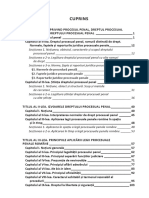 Drept Procesual Penal Partea Generala Editia A 4 A Anastasiu Crisu Cuprins PDF