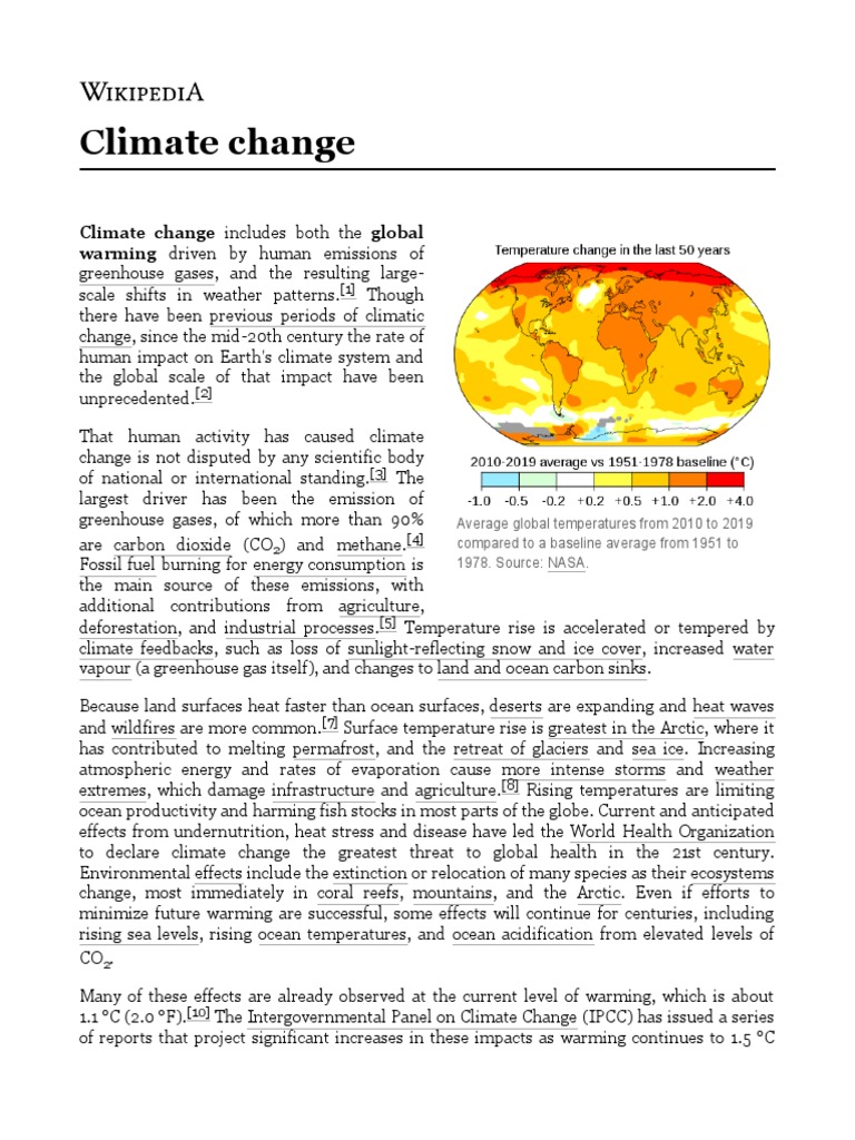 Climate change - Wikipedia