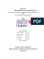 Makalah Utilitas Sistem Transportasi Pada Bangunan PDF