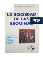 Whyte - La Sociedad de Las Esquinas PDF
