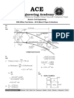 Engineering Academy: Branch: Civil Engineering ESE-Offline Test Series - 2015 (Mock II Paper 2) Solutions