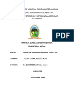 Evaluación Económica, Financiera y Social