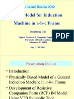 VTB Model For Induction Machine in A-B-C Frame