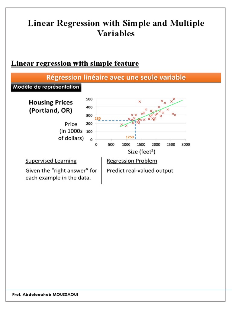 Multivariate Linear Regression Overview | PDF | Ordinary Least Squares ...