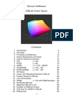 Gernot Hoffmann Cielab Color Space