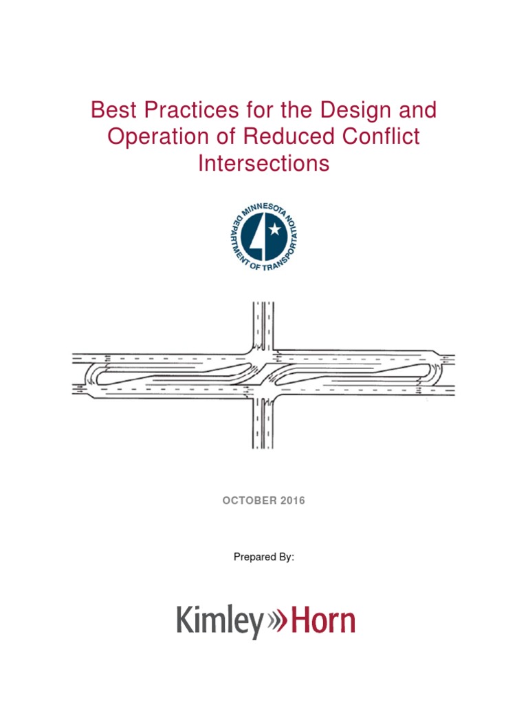 Reduced Conflict Intersection Guide | PDF | Traffic | Intersection (Road)