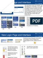 New Login Page and Interface
