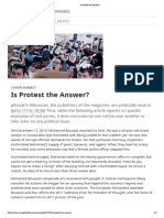 Is Protest The Answer? PDF