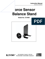 Force Sensor Balance Stand: Instruction Manual