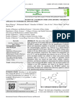 Apixaban HPLC in Commercial Dosage Form