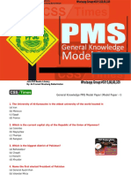 PMS_Model_Paper_(Model_Paper_&_8211;_I)