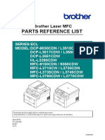 Parts Reference List: Brother Laser MFC