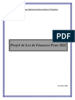 Projet de Loi de Finances 2021