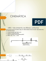 Ejercicios Cinemática PDF