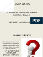 Configuración Electrónica y Uniones Químicas PDF