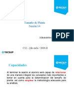 Sesión 14 Tamaño de planta-ADMI