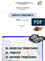 Material de Enseñanza Curso Derecho Tributario II Primera Unidad 2020 PDF