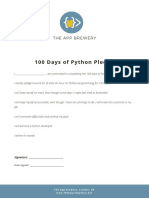 1.1 App Brewery - 100 Days of Python Pledge