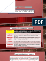 Características y clasificación de los valores