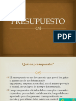 PRESUPUESTO