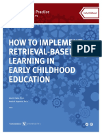How To Implement Retrieval-Based Learning in Early Childhood Education