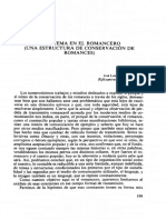 José Luis Alonso Hernández EL MITEMA EN EL ROMANCERO (UNA ESTRUCTURA DE CONSERVACIÓN DE ROMANCES)