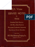RCA Victor Service Notes 1936 PDF