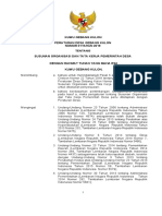 Peraturan Desa Nomor 01 Tahun 2019 Tentang Struktur Organisasi Dan Tata Kerja Pemdes Gebang Kulon PDF
