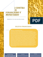 DELITOS CONTRA EL ORDEN FINANCIERO Y MONETARIO Oficial X.