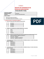 Examen Final de Licencia de Edificación