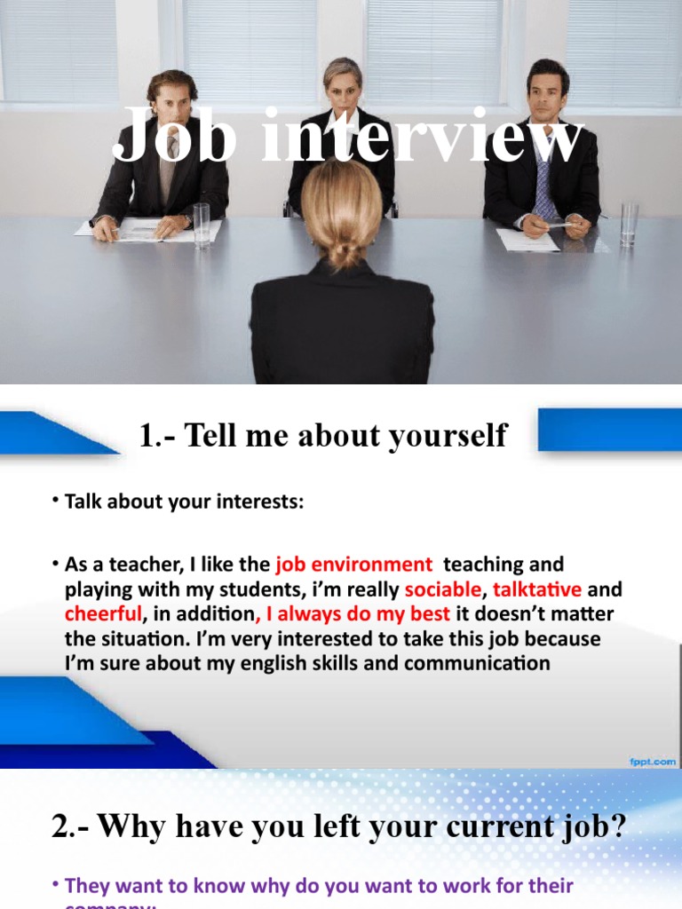 Job Interview English Course | PDF | Behavior Modification | Communication