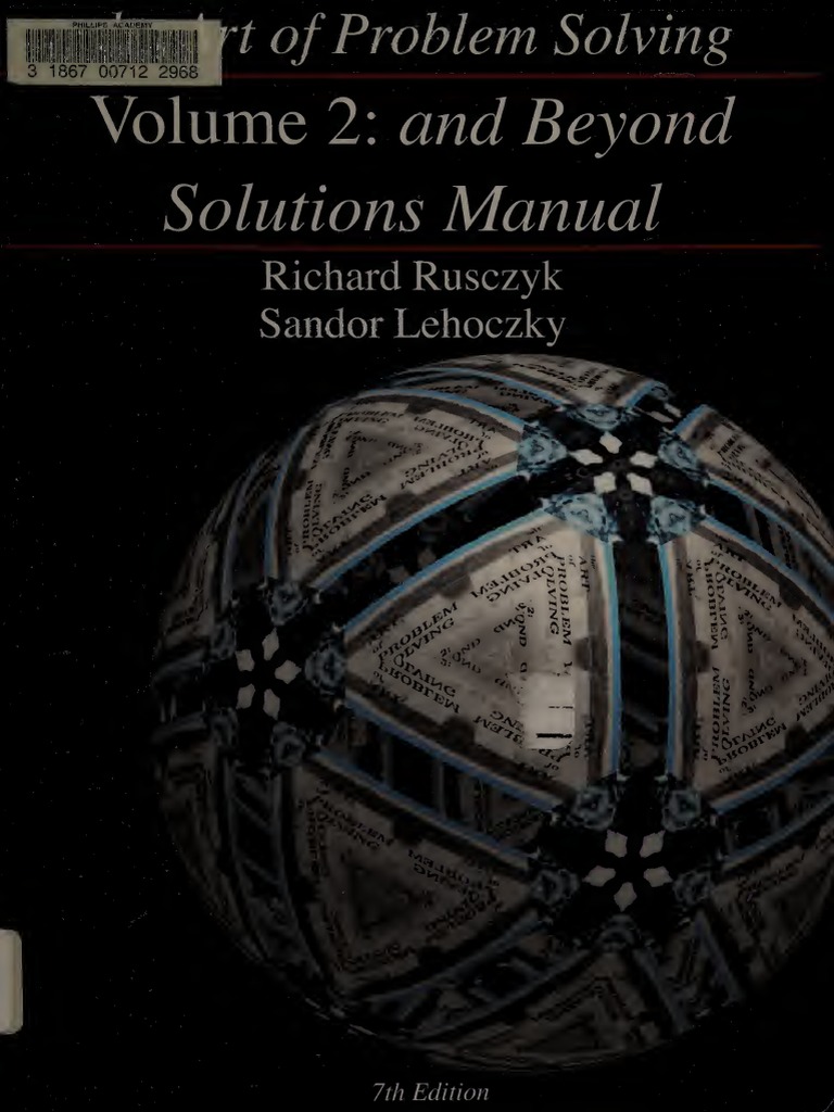 The Art of Problem Solving Vol 2 Solutions PDF Sine Trigonometric