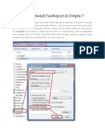 Cara Instal Fast Report