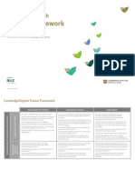 Cambridge English Trainer Framework PDF