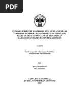 Download Pengaruh kredit bagi hasil BTM Surya Mentari terhadap peningkatan pendapatan pedagang kecil di Desa Karanganyar Kabupaten Pekalongan by adee13 SN49018263 doc pdf