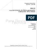 Motor Caterpillar 3412 Diesel PDF