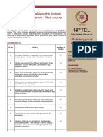 Nptel: Introduction To Crystallographic Texture and Related Phenomenon - Web Course