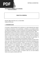Didáctica General