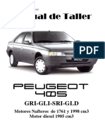 Manual de Taller Peugeot 405 PDF