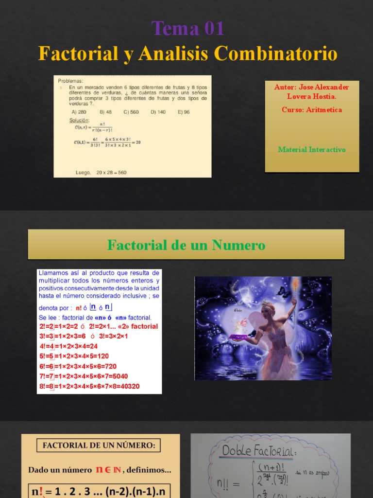 Factorial y Analisis Combinatorio | PDF