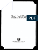 Plan Nacional Sobre Drogas PDF