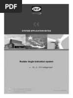 Application Notes Rudder Angle Indication System - 10... 0... 10 V Voltage Input 4189350048 UK