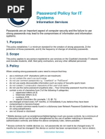 Network Password Policy For IT Systems PDF