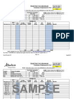 Diesel Fuel Cost Adjustment: Calculation of Adjustments by WAC