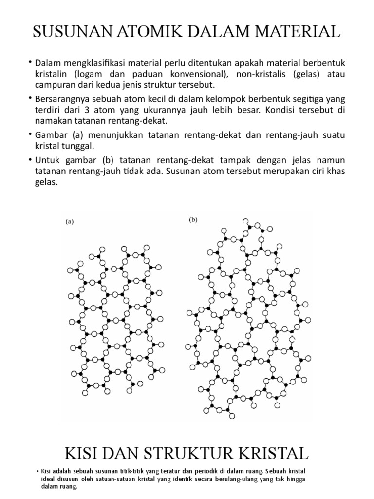 Pertemuan 2 - Struktur Kristal | PDF