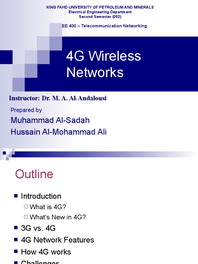Understanding 4G Wireless Networks | PDF | Technology & Engineering