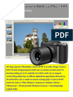 Photoshop Camera RAW Za JPEG I TIFF